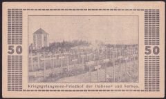 Avusturya 50 Heller Notgeld 1920 Çil