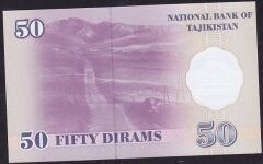 Tacikistan 50 Diram 1999 Çil Pick 13 DD0007666