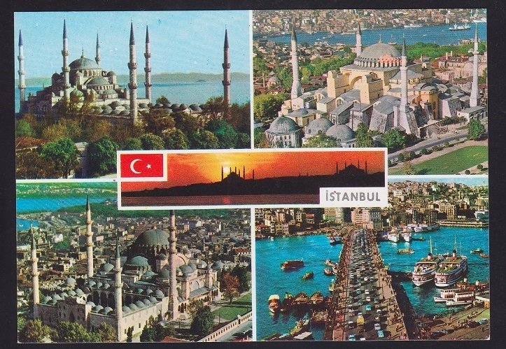 İSTANBUL ŞEHİRDEN MUHTELİF GÖRÜNTÜLER - KARTPOSTAL