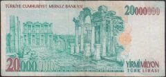 7.EMİSYON 20 000 000 LİRA D62 386623 ÇOK TEMİZ