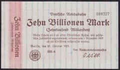 ALMANYA 20 TRİLYON MARK 20000 MİLYAR) 1923 ÇİLALTI ÇİL