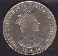 Kraliçe Elizabet Diamond Jubile 1952 - 2012 - 33 mm