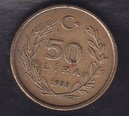 1988 Yılı 50 Lira
