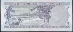 6.Emisyon 2.Tertip 5 Lira I79 285622 Çilaltı Çil