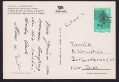 İSTANBUL VE GÜZELLİKLERİ - PULLU  - KARTPOSTAL