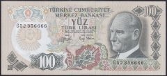 6.EMİSYON 2.TERTİP 100 LİRA G52 356666 ÇİLALTI
