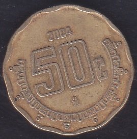 Meksika 50 Centavos 2004