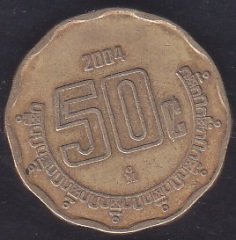 Meksika 50 Centavos 2004