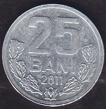 Moldova 25 Bani 2011