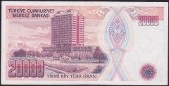 7.EMİSYON 1.TERTİP 20000 LİRA C22 390290 ÇÇT