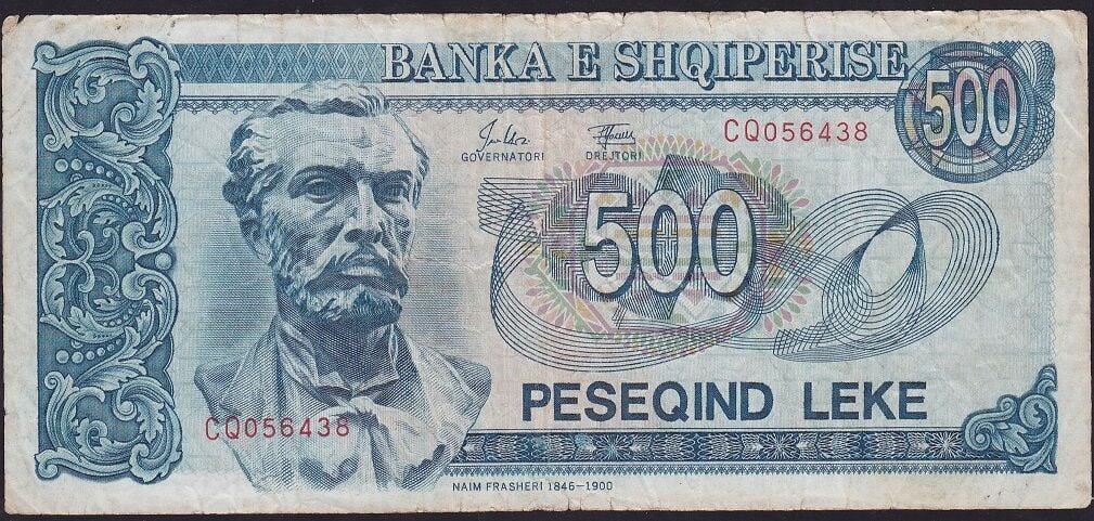 Arnavutluk 500 Leke 1992 Çok Temiz