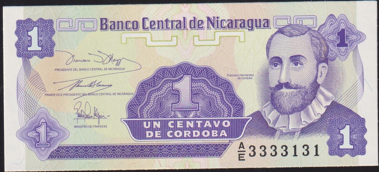 Nikaragua 1 Centavo 1991 Çil Pick 167 ( 3333131 )