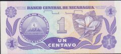 Nikaragua 1 Centavo 1991 Çil Pick 167 ( 3333131 )