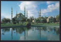 İSTANBUL SULTAN AHMET CAMİİ - PULLU  - KARTPOSTAL