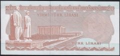 6.Emisyon 3.Tertip 20 Lira G18 363457 Çilaltı