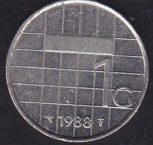 Hollanda 1 Gulden 1988