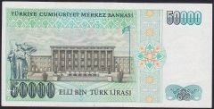 7.EMİSYON 1.TERTİP 50000 LİRA J32 555384 ÇÇT ÇİLALTI