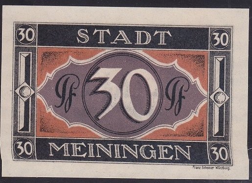 ALMANYA 30 PFENNİNG NOTGELD 1921 ÇİL