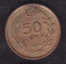 1989 Yılı 50 Lira