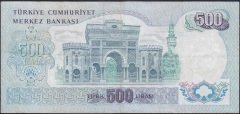6.Emisyon 2.Tertip 500 Lira O23 192601 Çok Temiz