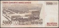 7.Emisyon 5 000 000 Lira H87 694660 Çok Temiz