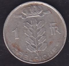 Belçika 1 Frank 1980