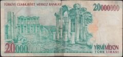 7.Emisyon 20 000 000 Lira C47 591111 Haliyle