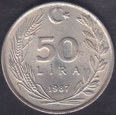 1987 YILI 50 LİRA
