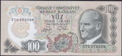 6.EMİSYON 2.TERTİP 100 LİRA G70 275599 ÇİL