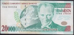 7.EMİSYON 20 000 000 LİRA E04 503154 ÇÇT +
