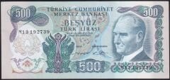 6.Emisyon 2.Tertip 500 Lira M13 192739 Çilaltı Çil