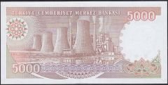 7.Emisyon 4.Tertip 5000 Lira G40 574854 Çil