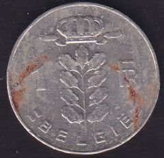 Belçika 1 Frank 1977