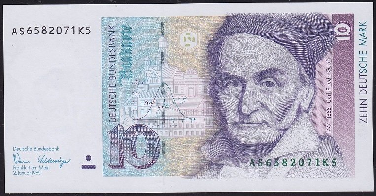 Almanya 10 Mark 1989 Çil
