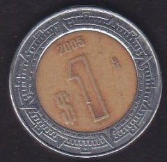 Meksika 1 Peso 2005