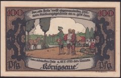 ALMANYA 100 PFENNİNG NOTGELD 1921 ÇİLALTI ÇİL