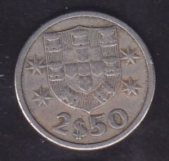 Portekiz 2.5 Escudos 1963