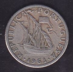 Portekiz 2.5 Escudos 1963