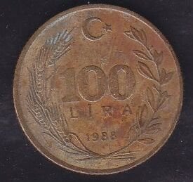1988 Yılı 100 Lira