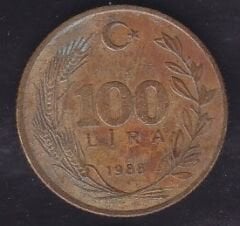 1988 Yılı 100 Lira