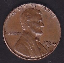 Amerika 1 Cent 1964 D