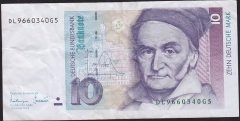 Almanya 10 Mark 1993 Çok Temiz +