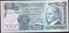 6.Emisyon 2.Tertip 500 Lira L87 229566 Çilaltı Çil