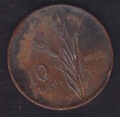 1965 Yılı 10 Kuruş