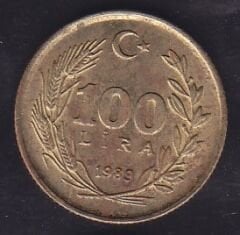 1989 Yılı 100 Lira