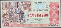 1986 19 Şubat Yarım Bilet - Z Serisi