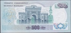 6.Emisyon 2.Tertip 500 Lira N89 297284 Çilaltı