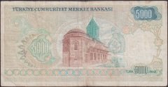 7.Emisyon 1.Tertip 5000 Lira A13 064311 Çok Temiz