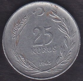 1965 YILI 25 KURUŞ eski para alan dükkanlar