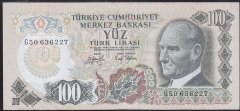 6.EMİSYON 2.TERTİP 100 LİRA G50 636227 ÇÇT +